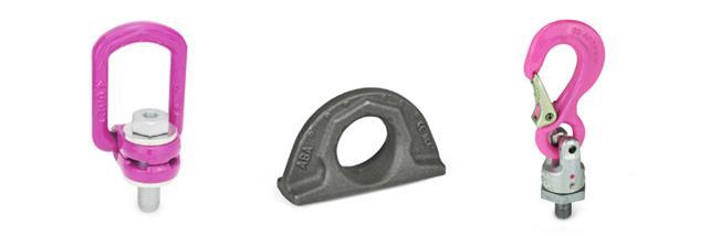 Lastbügel, Anschlagpunkte