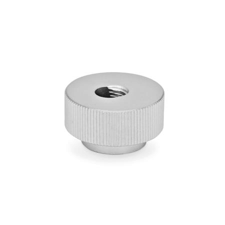 GN 6303.1 Schnellspann-Rändelmuttern, Edelstahl