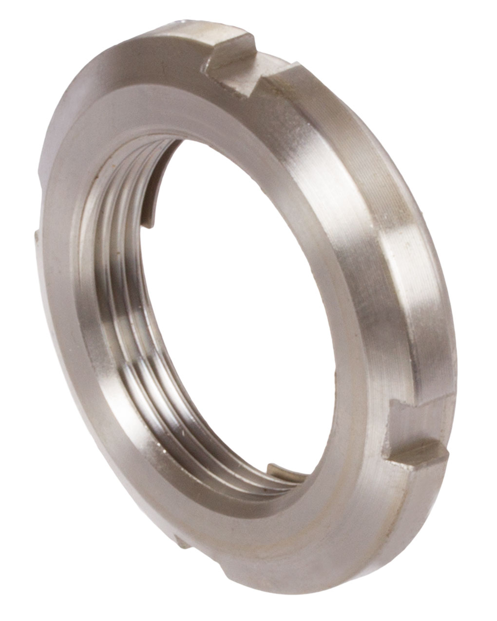 Nutmuttern UW mit Sicherungseinlage, Edelstahl