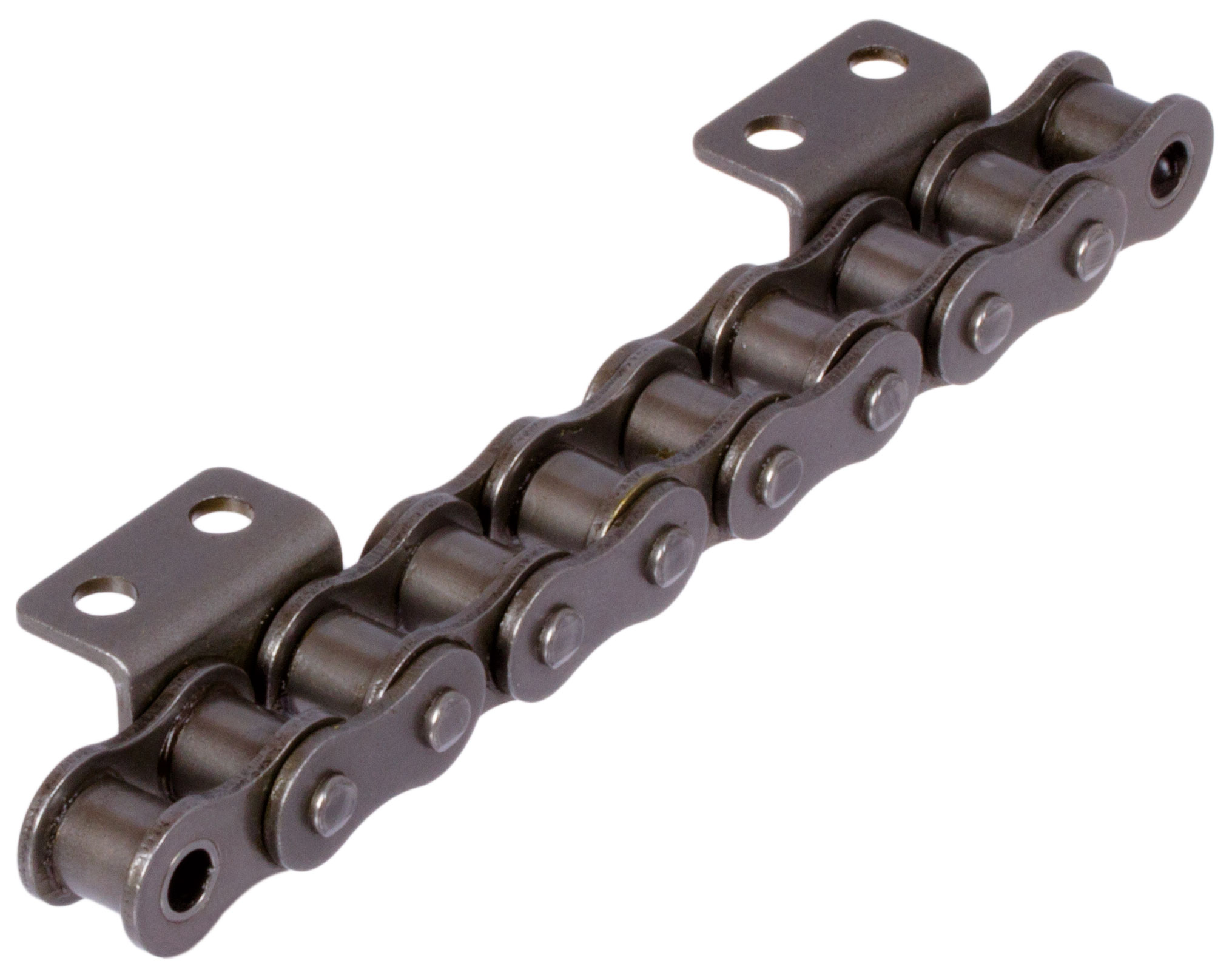 Rollenketten mit Winkellaschen K2 = breite Form, 6 x p, einseitig