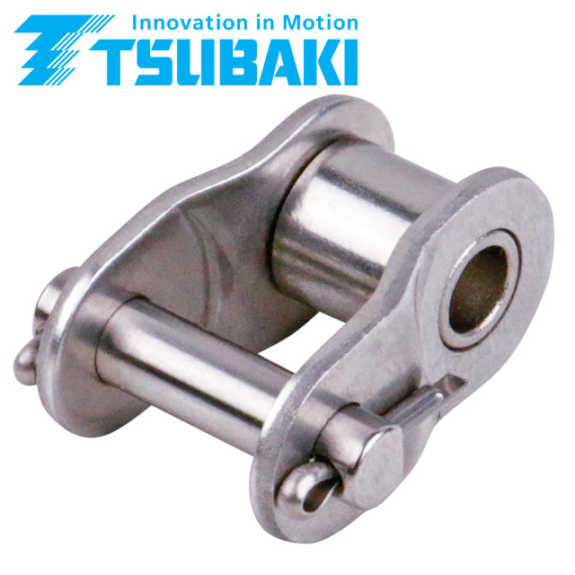 Gekröpftes Glied mit Splintverschluss Nr. 12/L Tsubaki Edelstahl