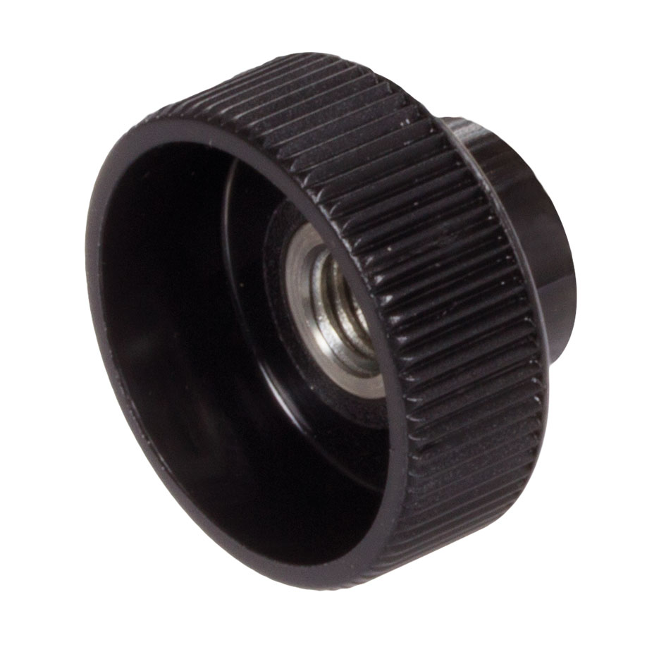 Rändelhohlmuttern 420, Kunststoff mit Edelstahlbuchse