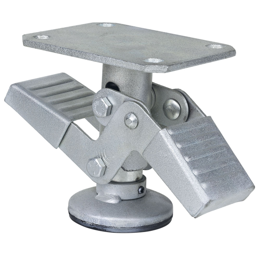 Einfache Feststellfüße, mit Auflagepad