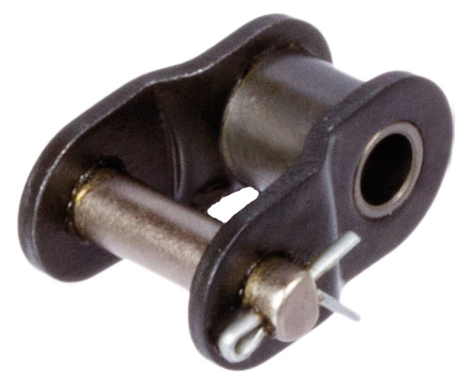 Gekröpftes Glied mit Splintverschluss Nr. 12/L, selbstschmierend