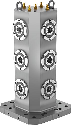 Aufspanntürme Grauguss 4-seitig mit UNILOCK Nul...