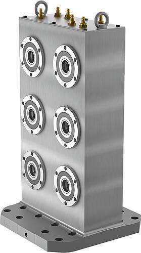 Aufspannwinkel Grauguss doppelseitig mit UNILOC...