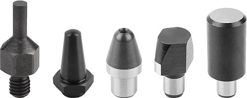 Auflagebolzen, Aufnahmebolzen