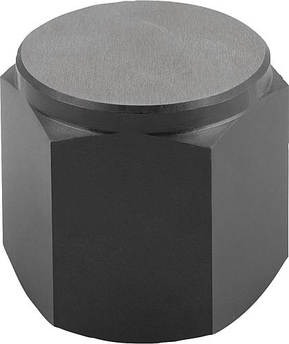 Positionsfüße mit Innengewinde und Planfläche, ...