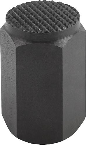 Vorrichtungsfüße mit Innengewinde, Form D Riffe...