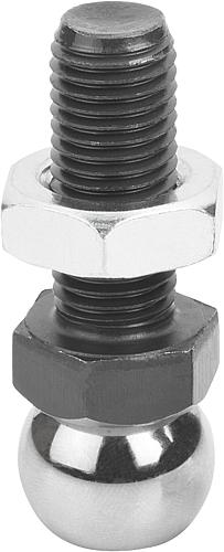 Spannkugeln mit Kalotte für Werkstück-Stabilisa...