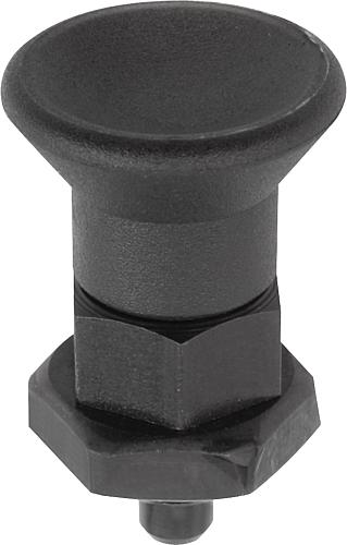 Arretierbolzen Stahl oder Edelstahl kurze Ausfü...