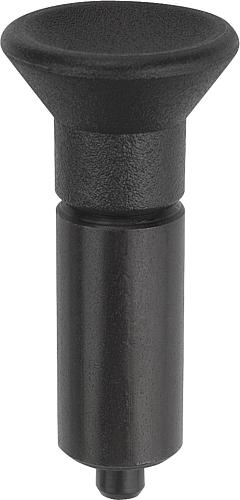 Arretierbolzen Stahl oder Edelstahl, glatte Aus...