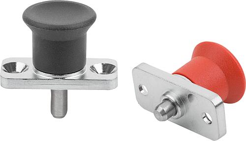 Arretierbolzen Mini Zinkdruckguss mit Kunststo...