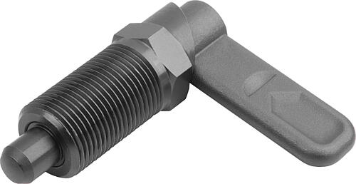 Sperrriegel Stahl mit Sechskant, Form A