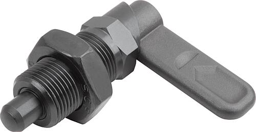 Sperrriegel Stahl mit Sechskant, Form B