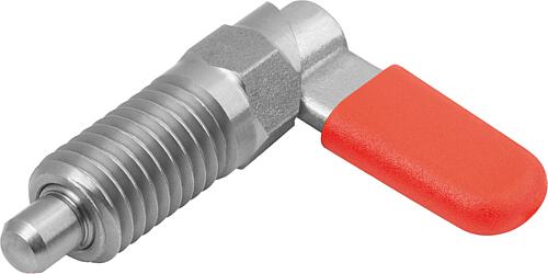 Sperrriegel Edelstahl mit Sechskant, Form C