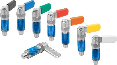 Sperrriegel Edelstahl mit Gewindesicherung