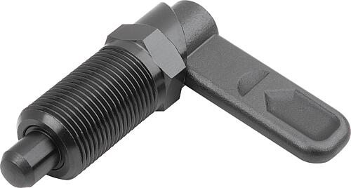 Sperrriegel mit Anschlag, Form A, ohne Riegelka...