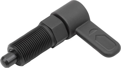 Sperrriegel Stahl mit Innenführung, Form A, ohn...