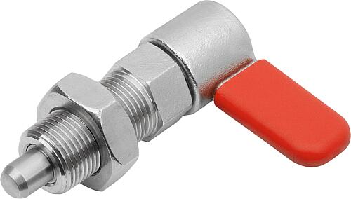 Sperrriegel Edelstahl mit Innenführung, Form D,...