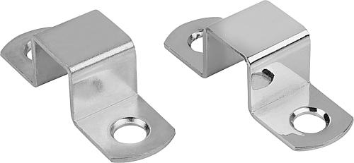 Schließbleche, Stahl oder Messing für Riegel m...