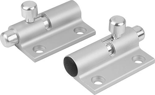Riegel mit Rückstellfeder Aluminium Riegel nac...