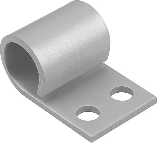 Schließblech Aluminium für Riegel mit Rückstel...