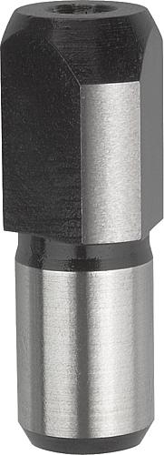 Aufnahmebolzen abziehbar Form D