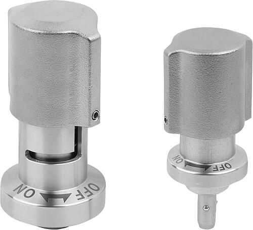 Kugelsperrbolzen Edelstahl, einziehbar mit Dreh...