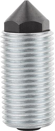 Federnde Zug- und Druckstücke mit Verdrehsicher...