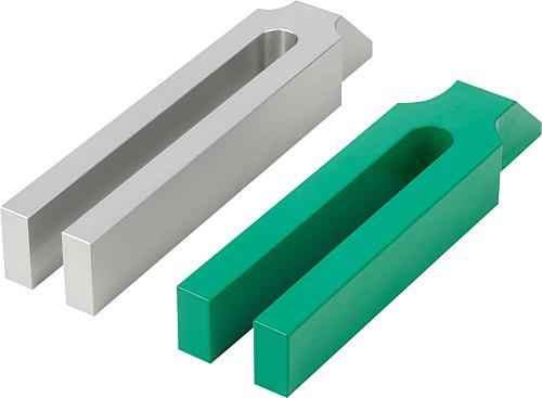 Spanneisen gabelförmig mit Nase Stahl und Alum...