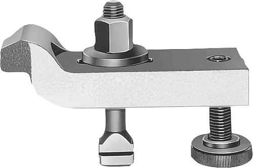 Spanneisen verstellbar gekröpft mit Schrauben