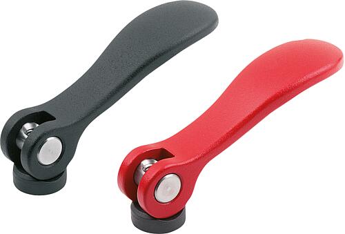 Exzenterhebel Aluminium mit Innengewinde, Kunst...