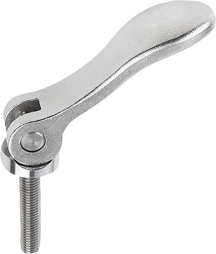 Exzenterhebel Edelstahl mit Außengewinde, Druck...