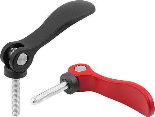 Exzenterhebel Aluminium einstellbar mit Außenge...