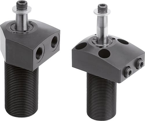 Schwenkspanner hydraulisch kompakt, doppelt / e...