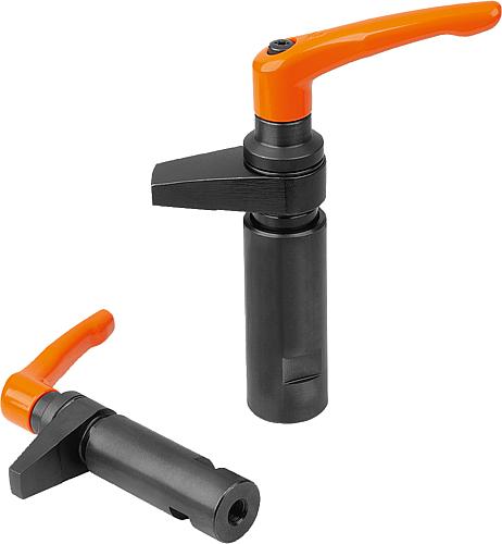 Spannhaken mit Bund und Klemmhebel mit Spannkr...