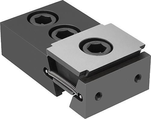 Keilspanner mit Festbacke, Form A, Spannflächen...