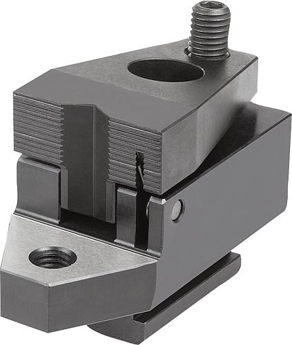 Niederzugspanner mit Auflage, Form B, mit Prism...