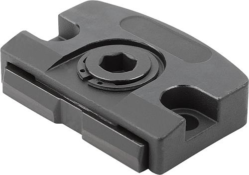 Flachspanner mit Exzenter, Form B, ohne Positio...