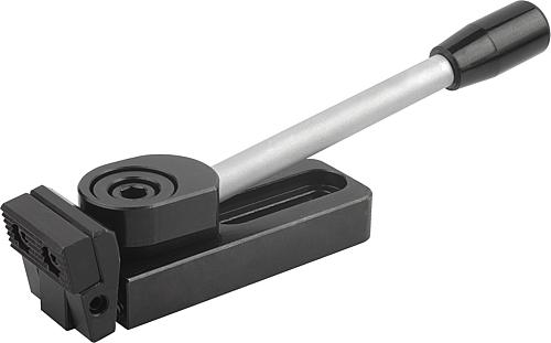 Niederzugspanner Stahl mit Spannhebel und Langl...