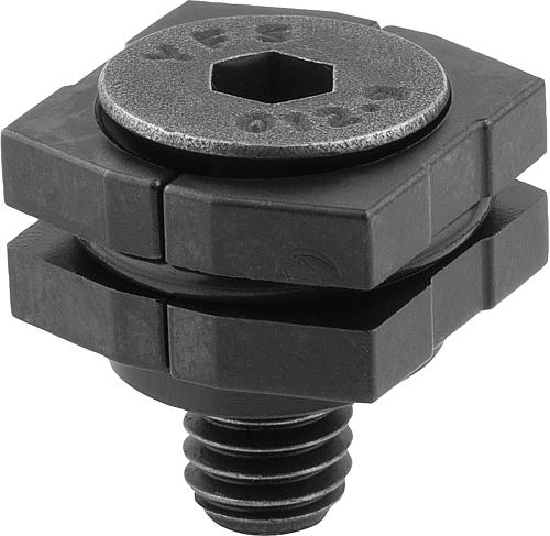 Keilspanner Stahl, mit Keilflächen, mit Senksch...