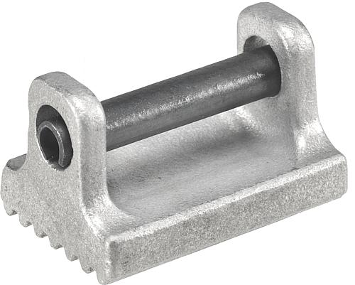 Druckstücke für Kraftspanner, Form B, geriffelt