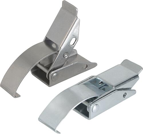 Spannverschlüsse Stahl oder Edelstahl mit Feder...