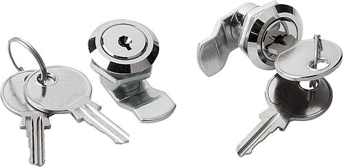 Drehriegel kompakt abschließbar