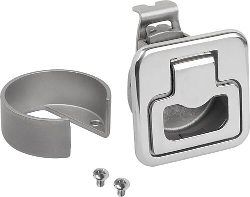 Schnappverschlüsse Edelstahl mit Bowdenzuganbin...