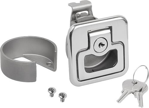 Schnappverschlüsse Edelstahl mit Bowdenzuganbin...