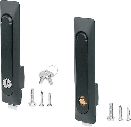 Schwenkhebel Kunststoff, Montageloch eckig, Mon...