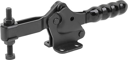 Schnellspanner Stahl schwarz, horizontal mit wa...