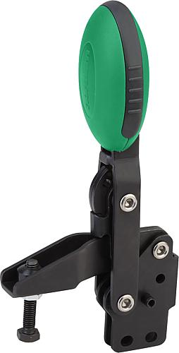 Schnellspanner vertikal mit senkrechtem Fuß un...